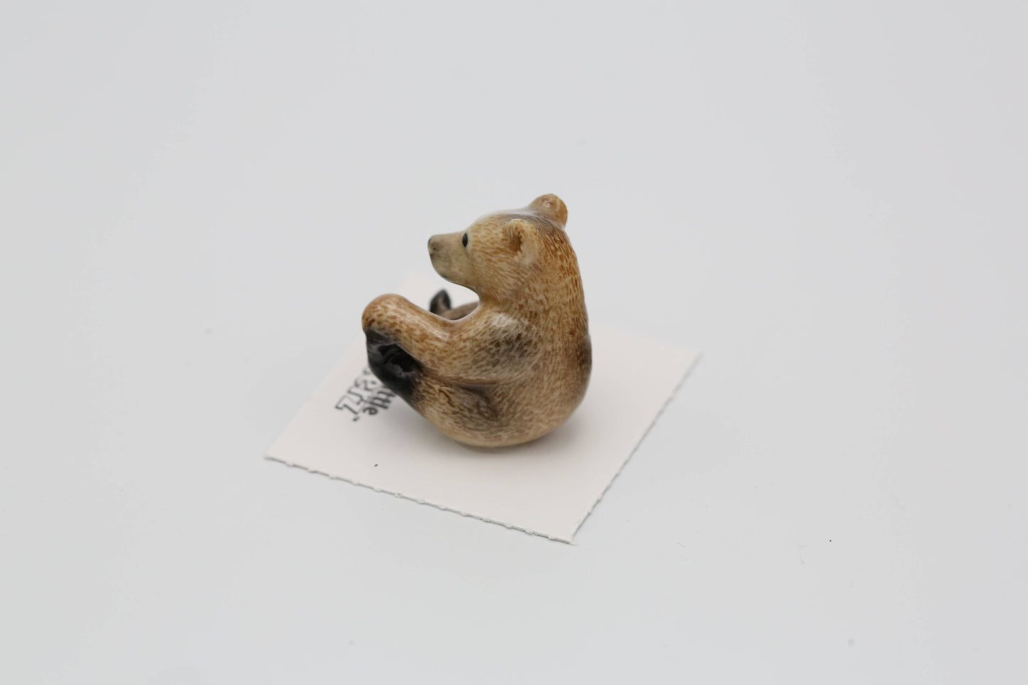 Bernie Brown Bear Cub Porcelain Miniature