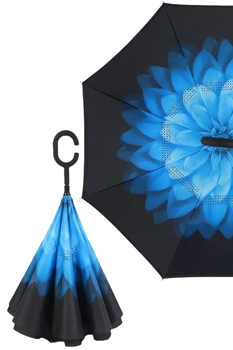 Cap Zone - Various Print Inside-Out Double Canopy Umbrella