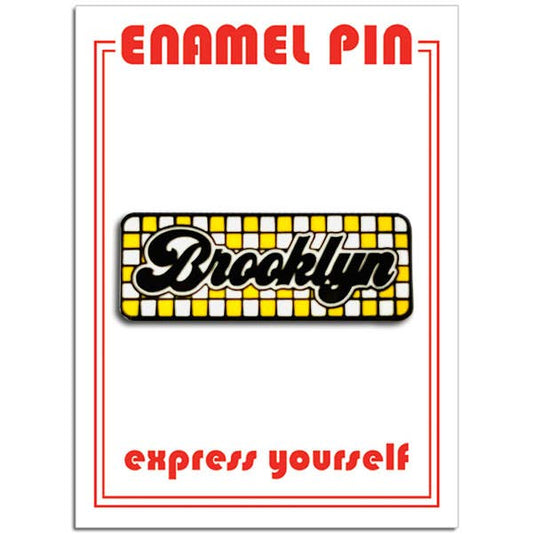 Brooklyn (Checkerboard) Pin