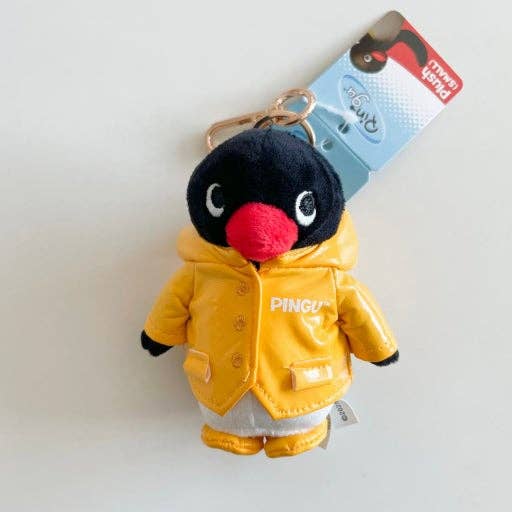 Restock! Pingu Raincoat Plush Keychain
