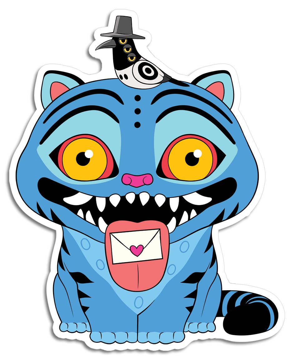 K-Pop Tiger Die Cut Sticker