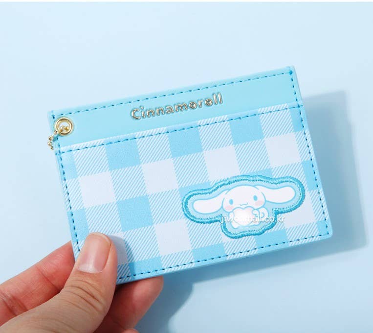 Sanrio Characters Pocket Card Wallet Holder with Metal Charm