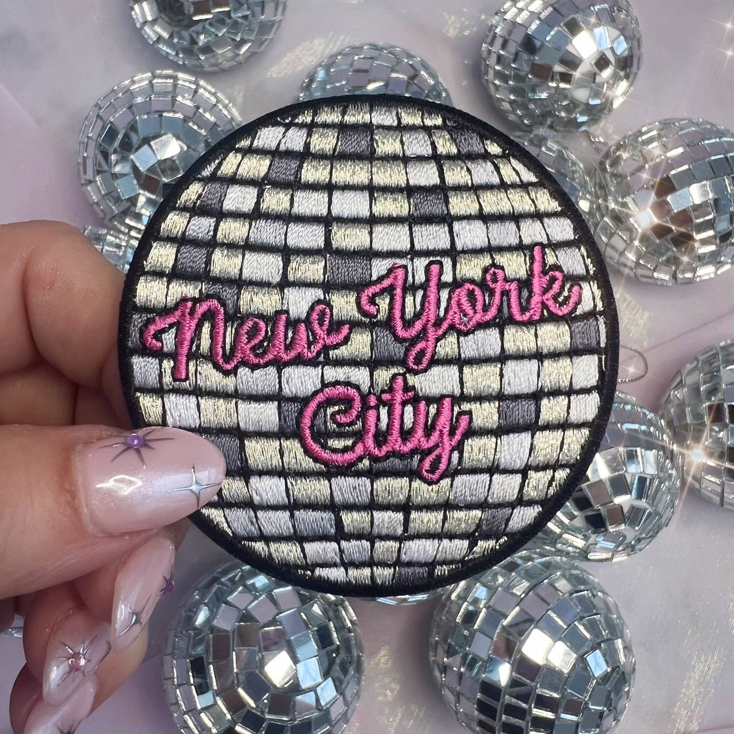 Wildflower + Co. - Disco Ball New York City Patch