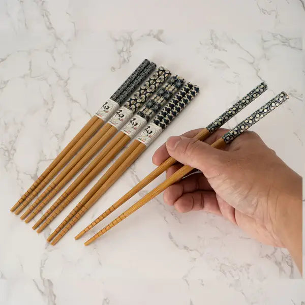 5 Piece Chopsticks Set Patterns