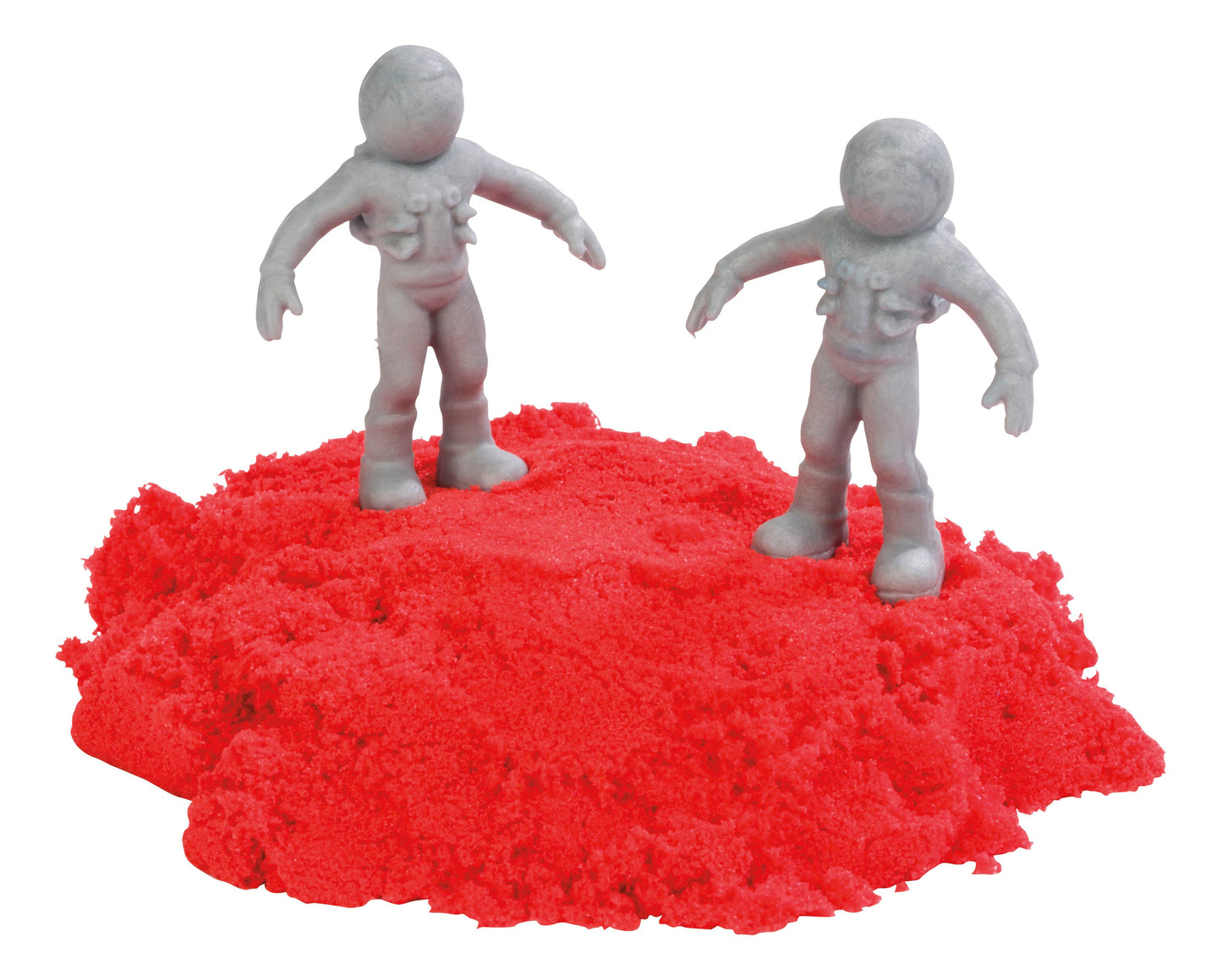 Mars Dirt & Moon Dust Kinetic Sand with Space Figurine