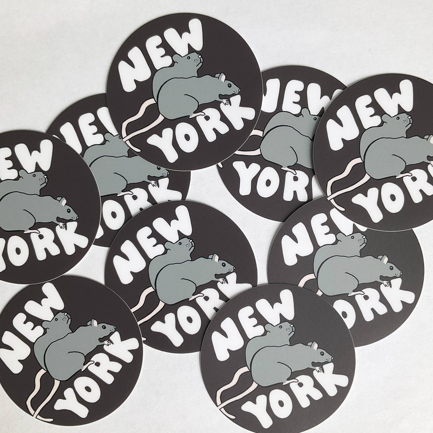 New York City Rats Vinyl Sticker NY NYC Souvenir