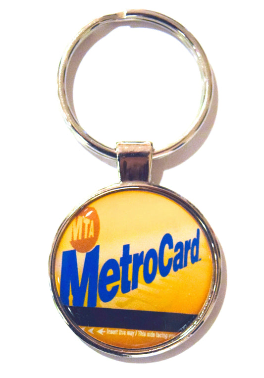 New York Keychain MTA Subway MetroCard
