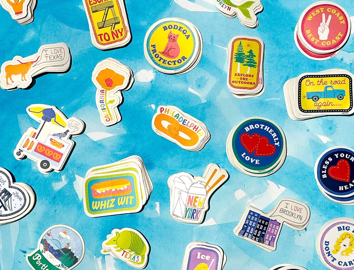 Maptote - Brooklyn Brownstone Sticker