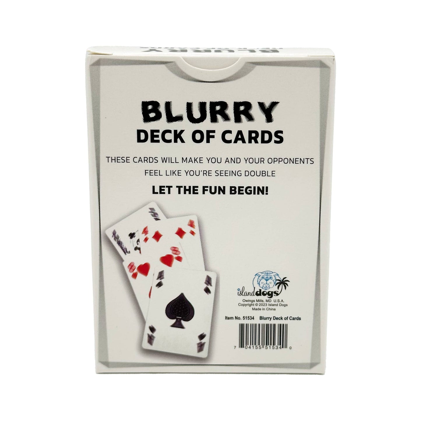 Blurry Playing Cards