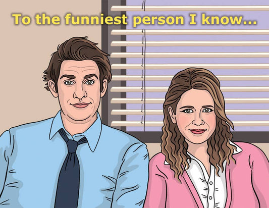 Jim and Pam The Office Valentine's Day Love Card