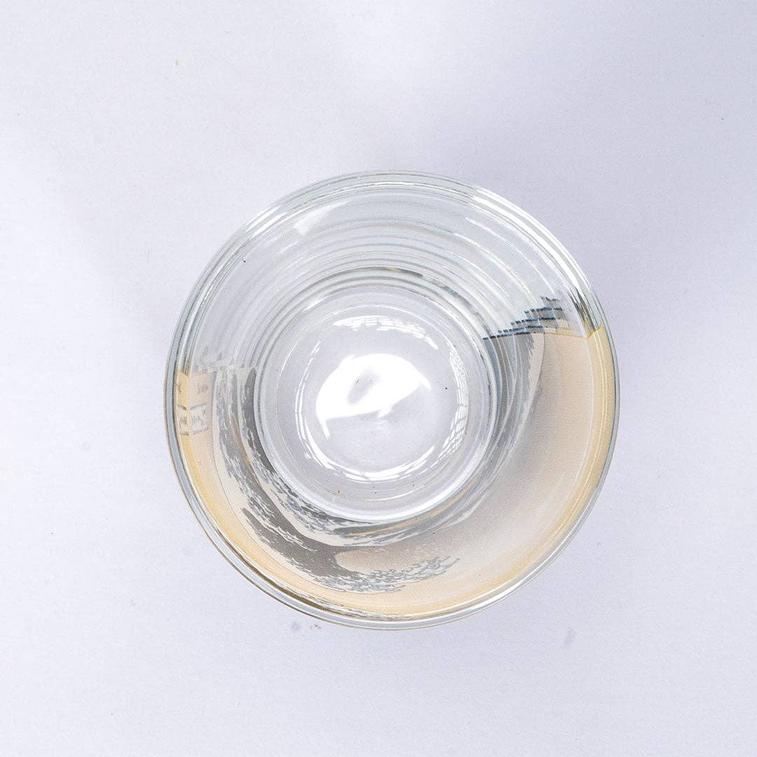 2oz 3"H Glass Sake Cup Shot Great Wave JP (1/100)