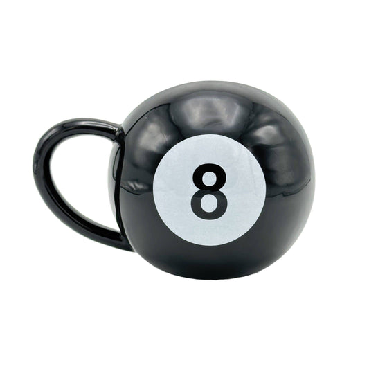 Giant 8 Ball Novelty Round Coffee Mug