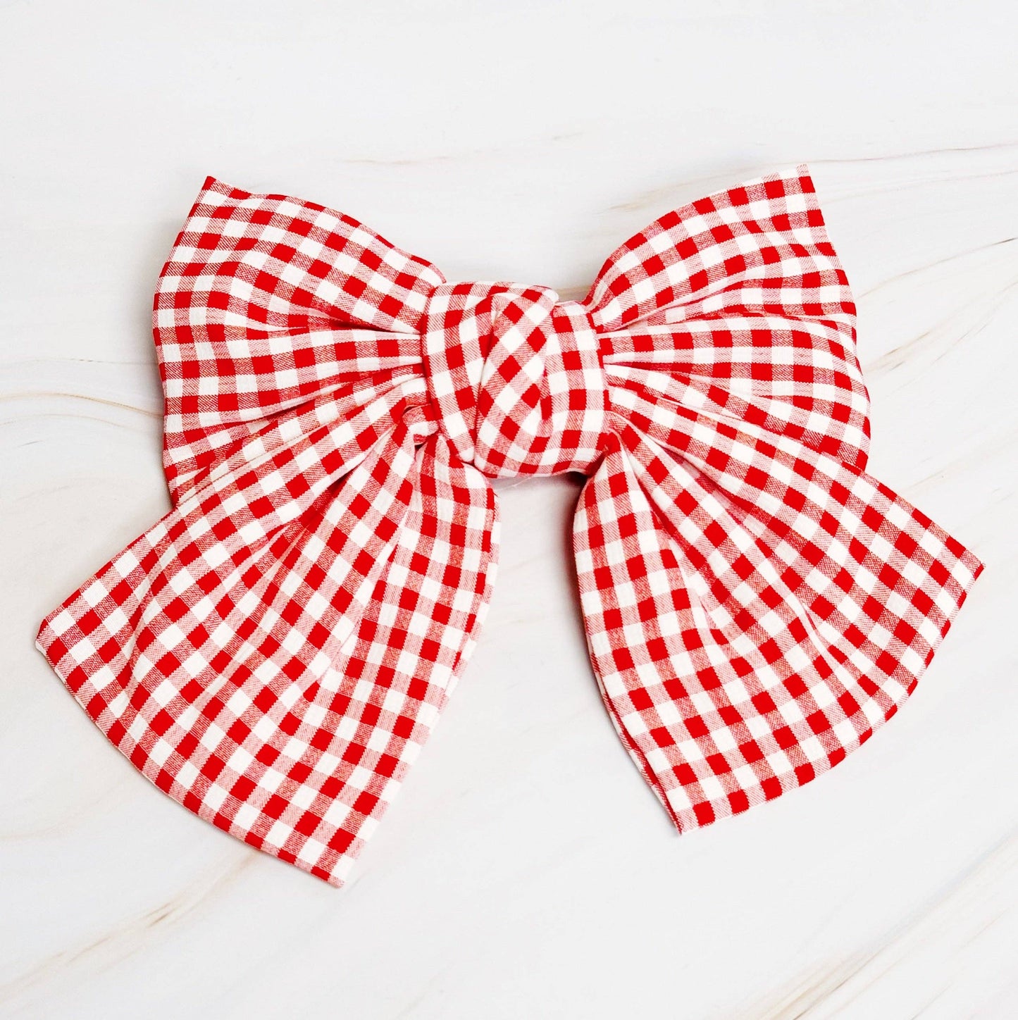 Ellison+Young - Gingham Bow Pretty Bow Hair Clip