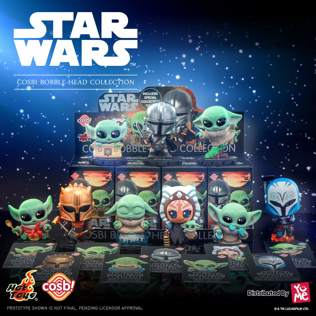 Star Wars Cosbi Bobble-Head Collection Series 3 - Case of 8