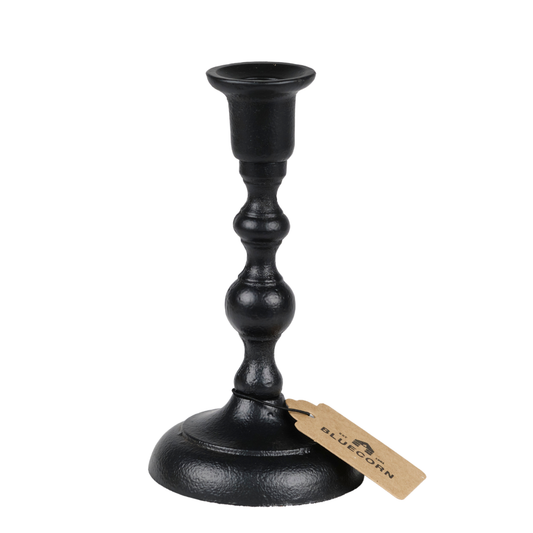 Bluecorn Candles - Cast Iron Taper Candle Holders - Heirloom Quality, Handmade