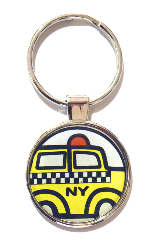 Mary Ellis - New York Taxi Cab Keychain