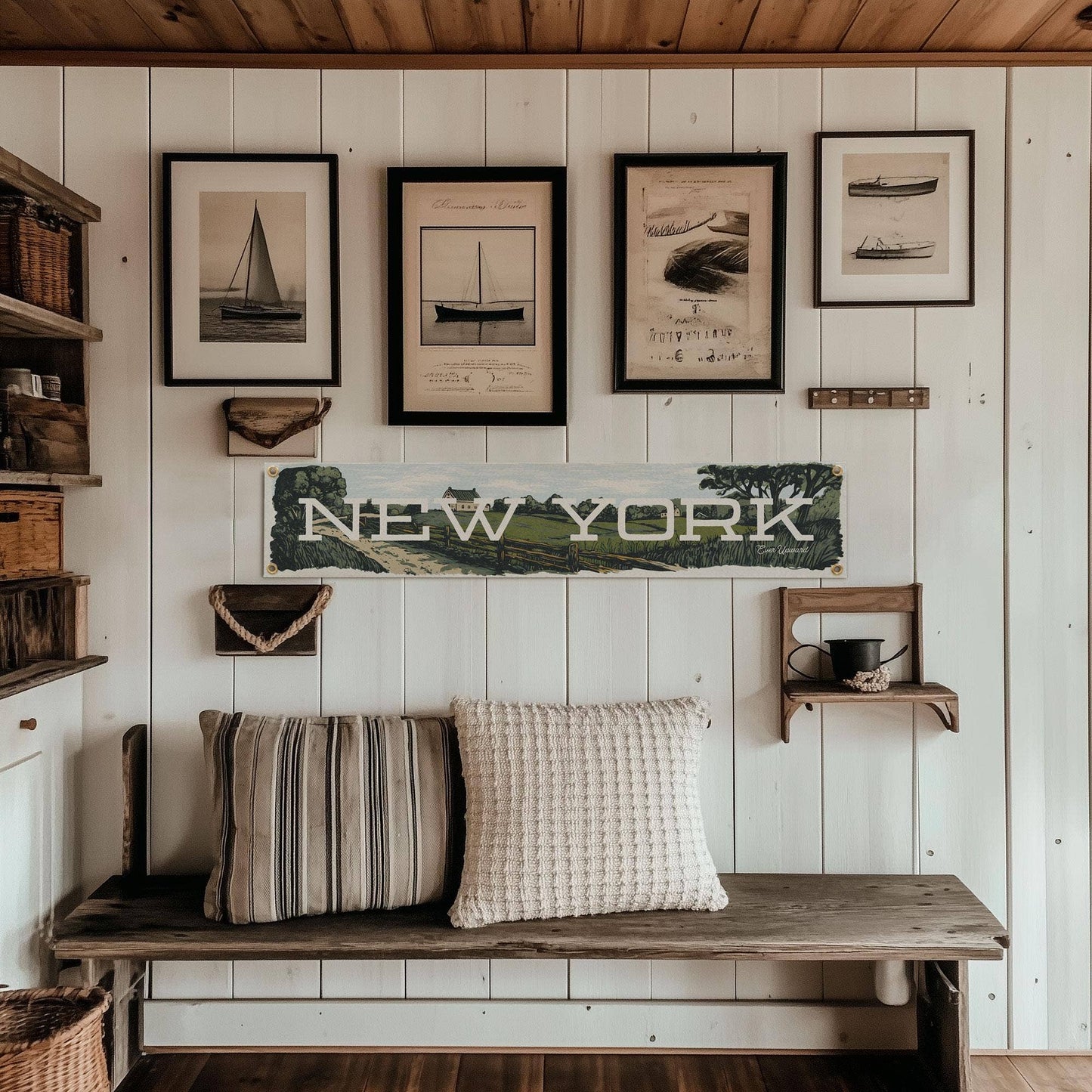 New York Felt Banner