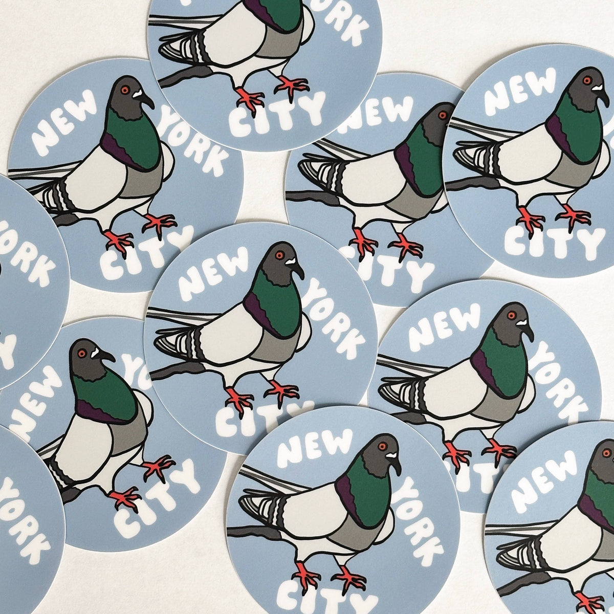 New York City Pigeon Vinyl Sticker NY NYC Souvenir