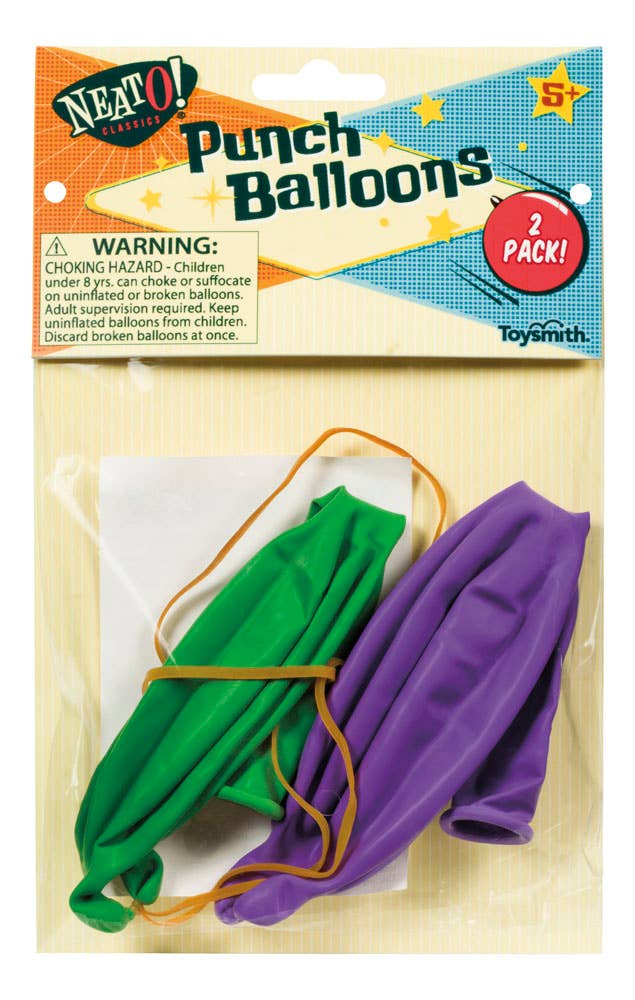 Neato! Punch Balloons- Retro Classic, vintage toys