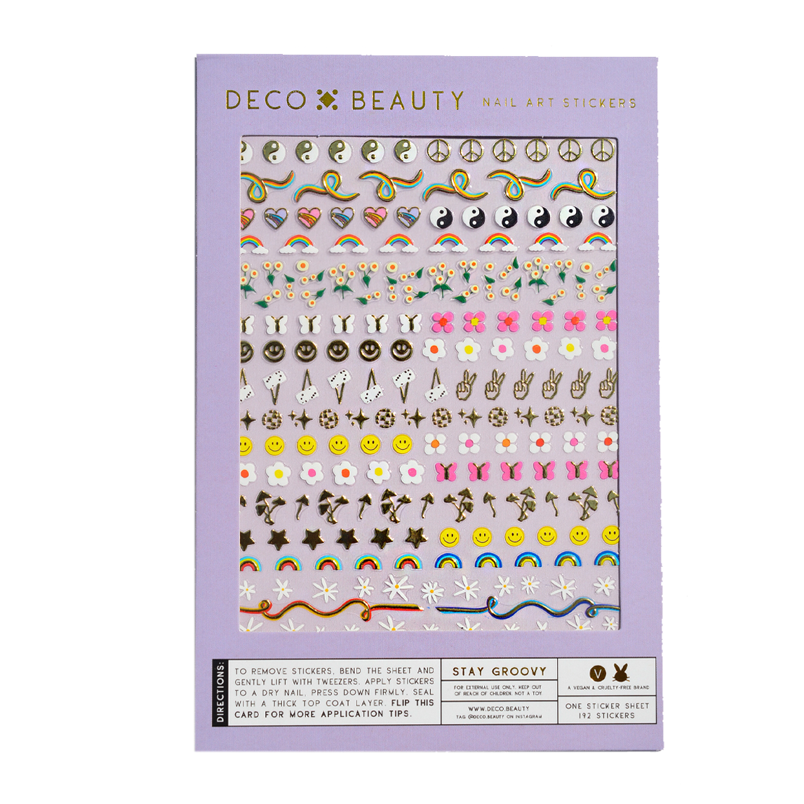 Nail Art Stickers - Stay Groovy