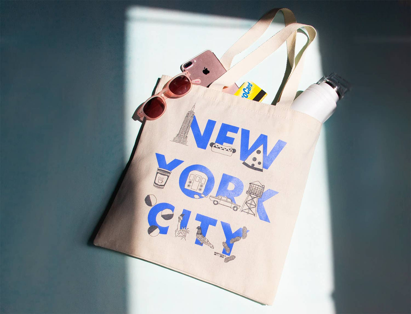 New York City Font Grocery Tote