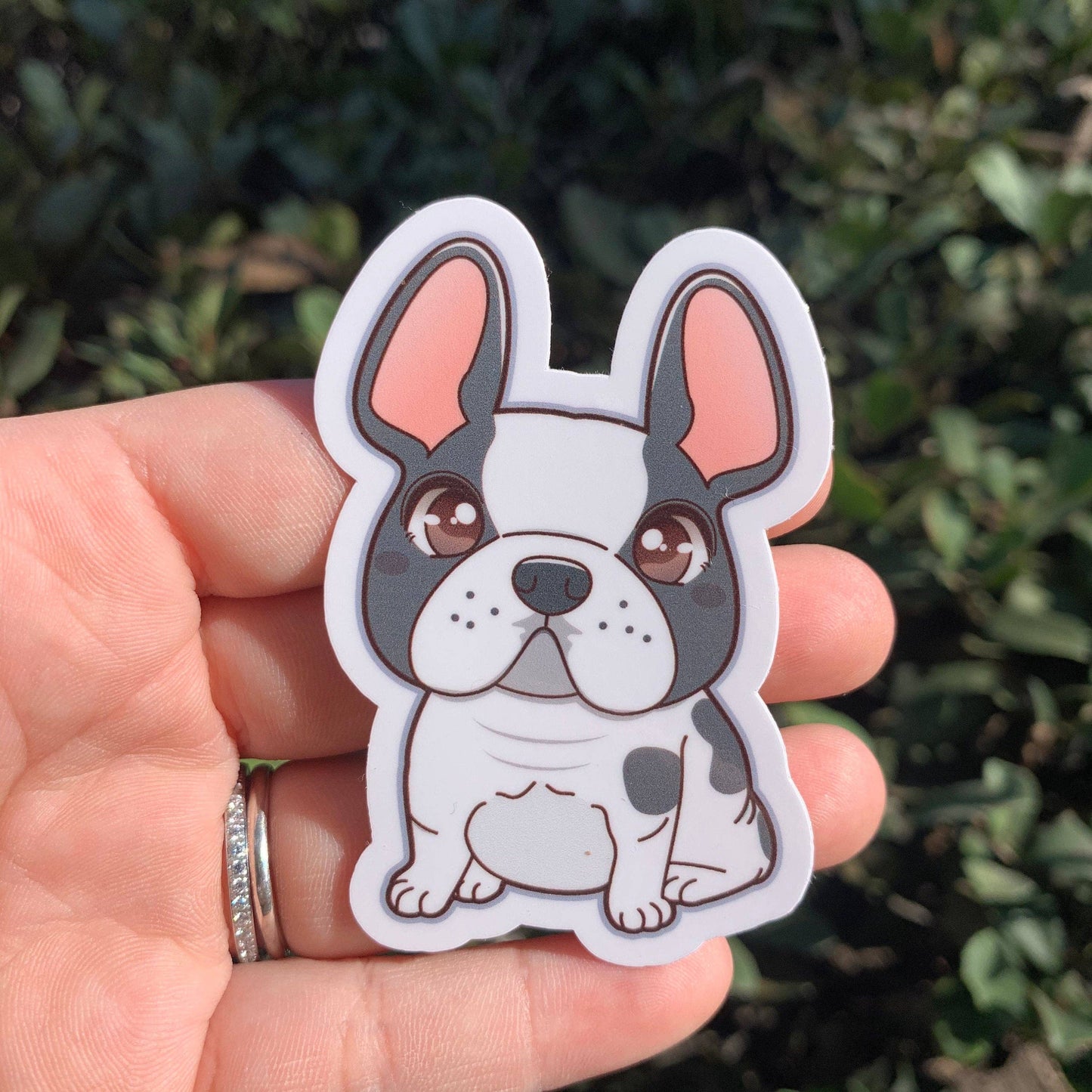 French Bulldog Vinyl Sticker / Waterproof