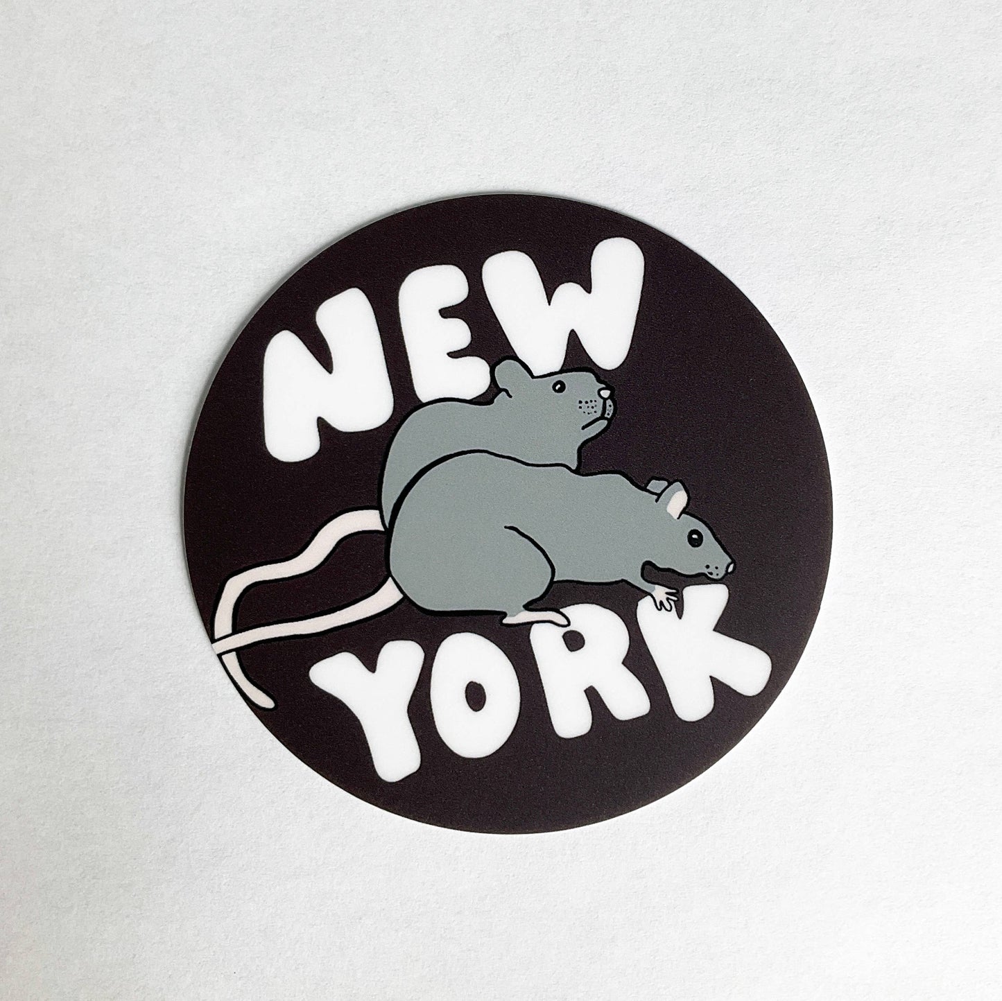 New York City Rats Vinyl Sticker NY NYC Souvenir