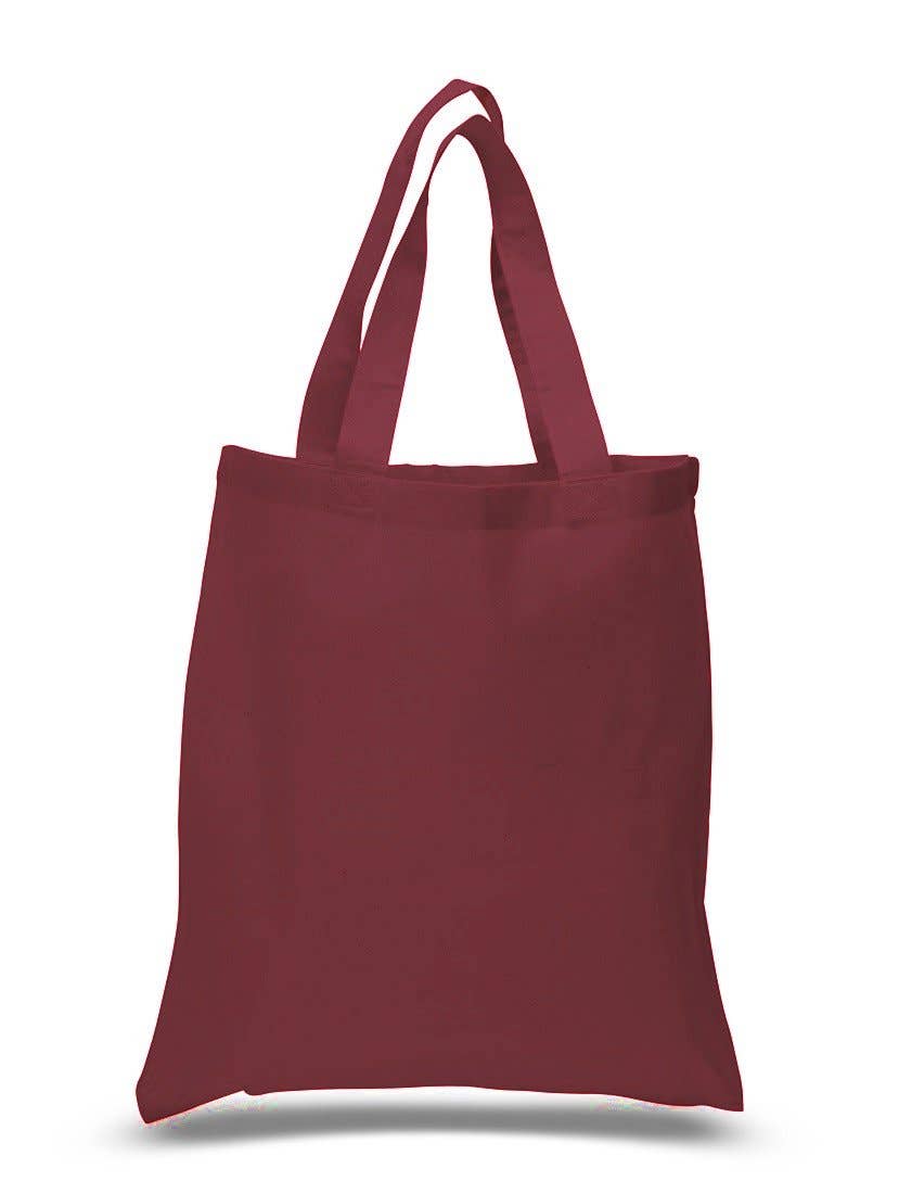 TBF Natural Cotton Canvas Basic Tote Bags Bulk - TB100