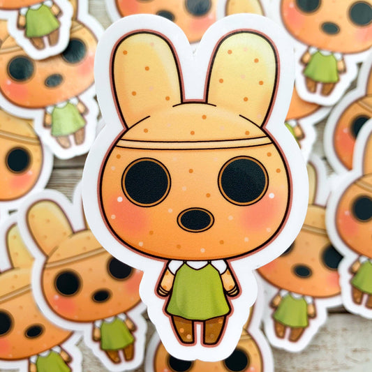 Trash Goblin - Coco Animal Crossing Vinyl Sticker / New Horizons / ACNH / Waterproof