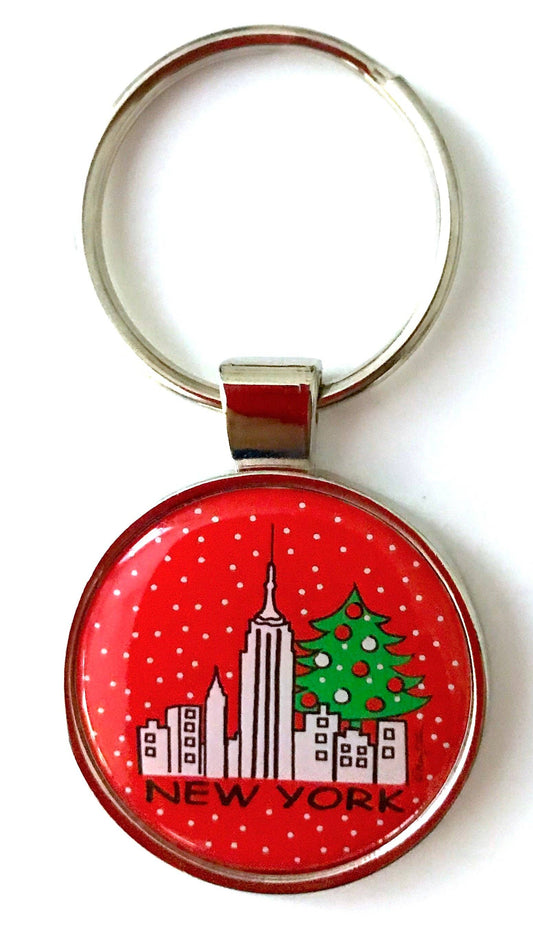 Mary Ellis - New York Christmas Keychain