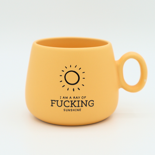 I Am A Ray of Fucking Sunshine - Cappuccino Mug
