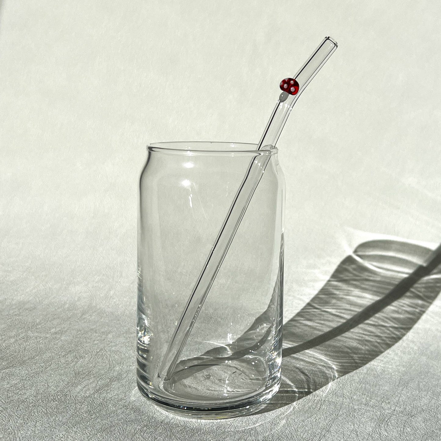 Glass straws with cute decal for 16 oz cup