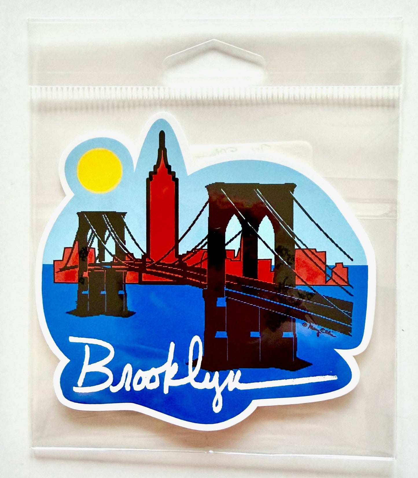 Brooklyn New York City Skyline Sticker | Brooklyn Souvenir