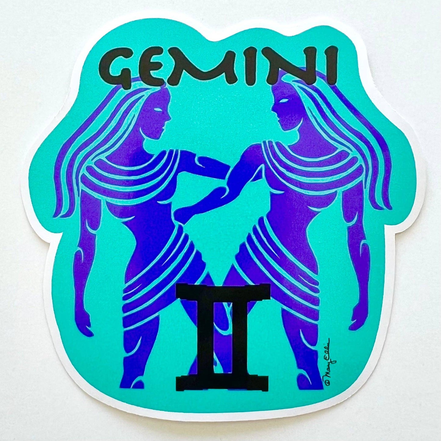 Mary Ellis - Gemini Sticker | Zodiac Gift | Gemini Gift | Astrology Gift