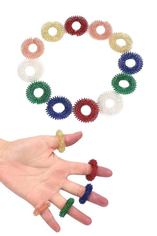 Cap Zone - Spiky Sensory Acupressure Fidget Finger Ring Toy
