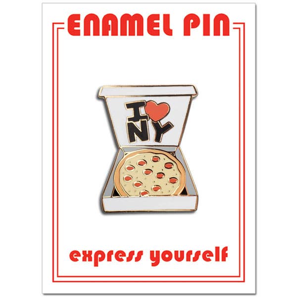 New York Pizza Box Pin