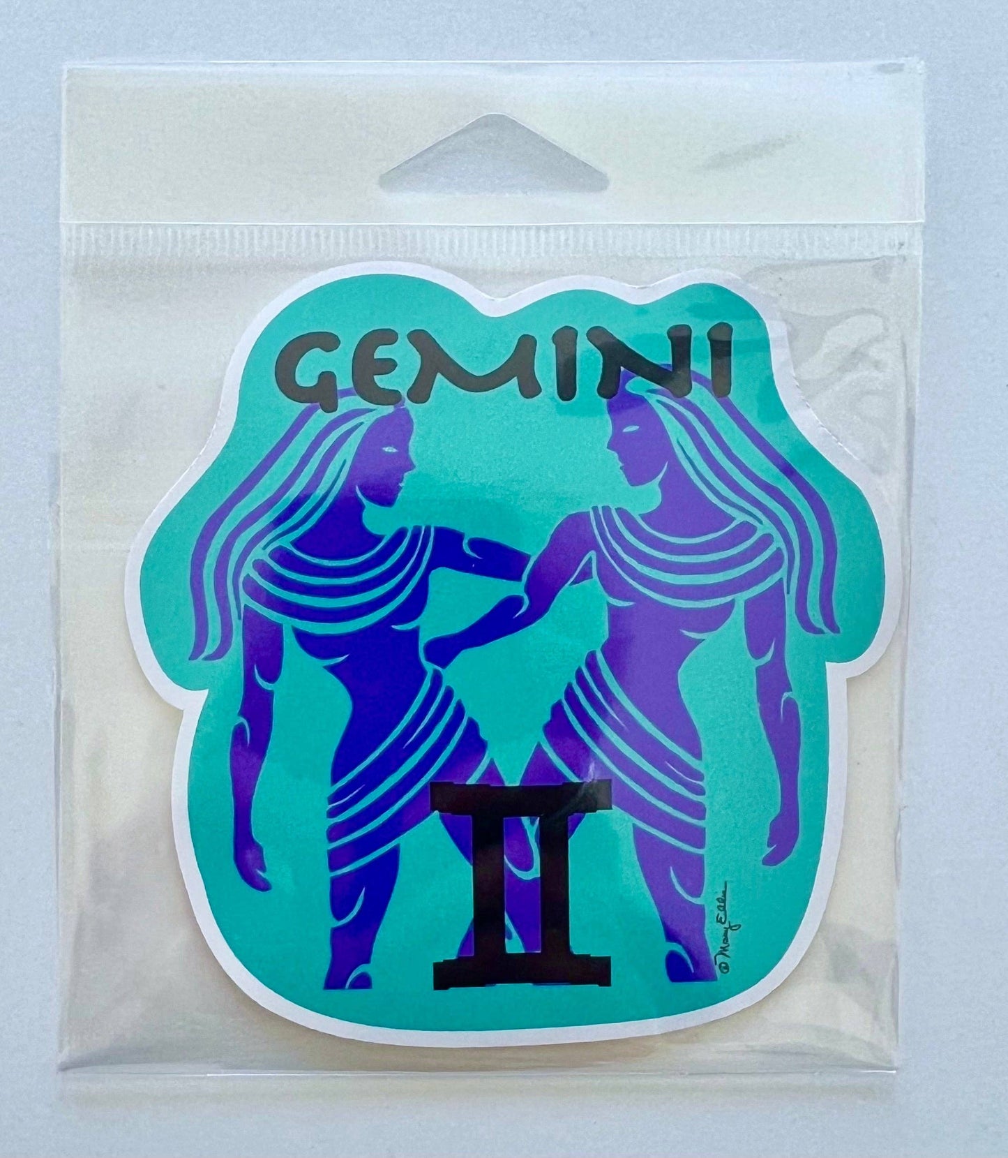 Mary Ellis - Gemini Sticker | Zodiac Gift | Gemini Gift | Astrology Gift