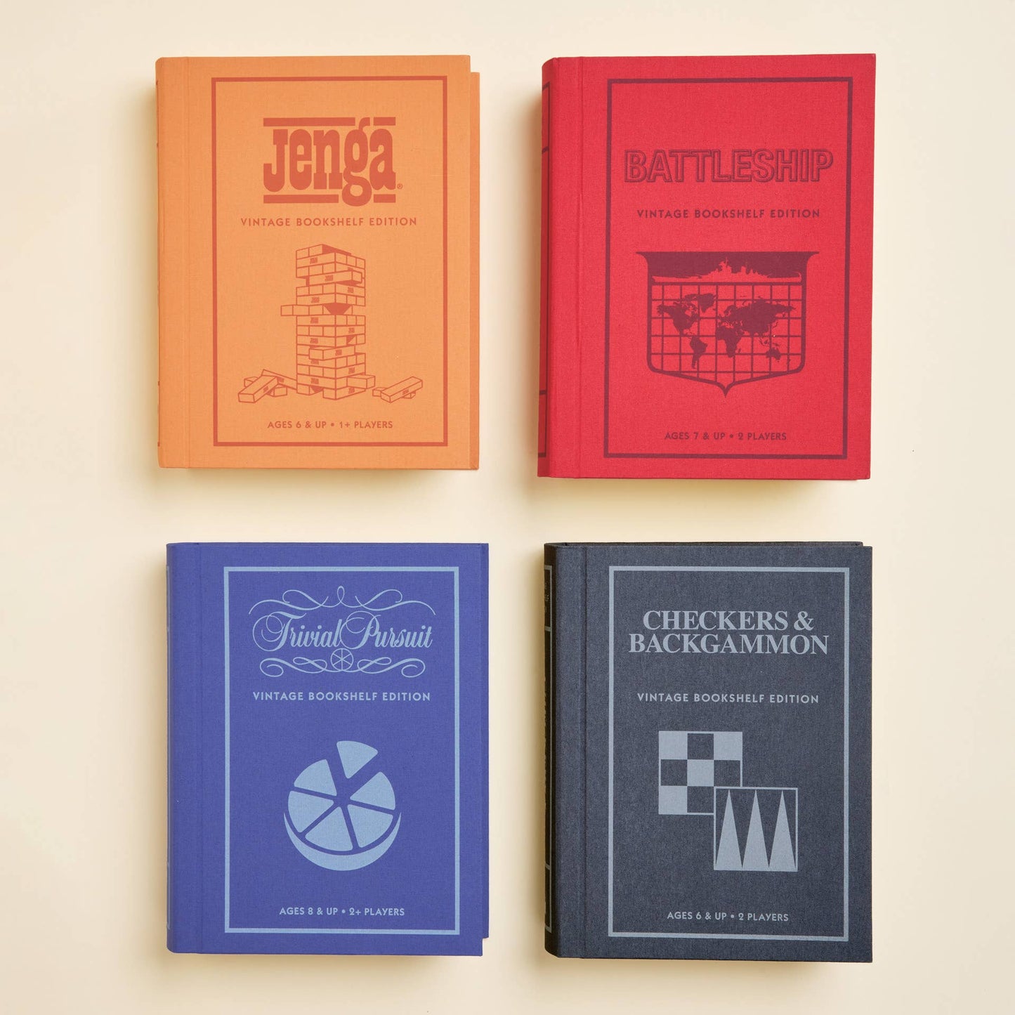 Backgammon Vintage Bookshelf Edition