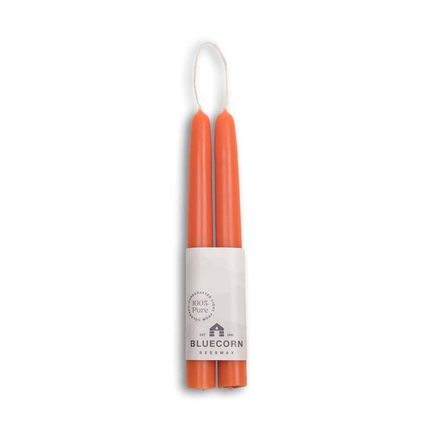 Bluecorn Candles - Beeswax Taper Candles – Dripless & Handmade in USA