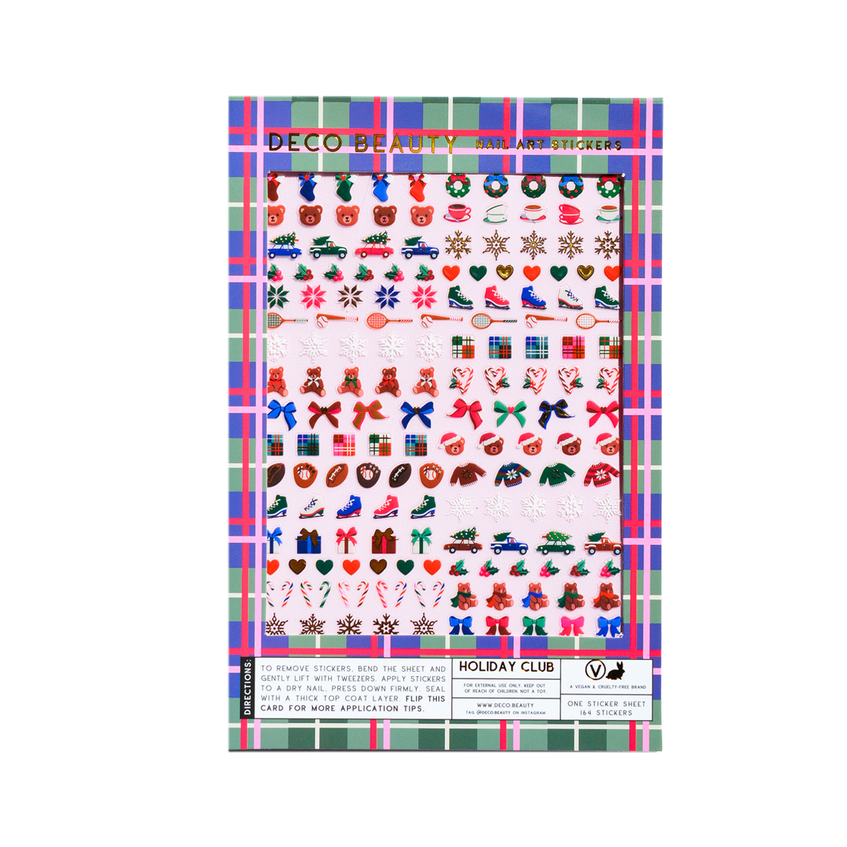 Nail Art Stickers - HOLIDAY CLUB