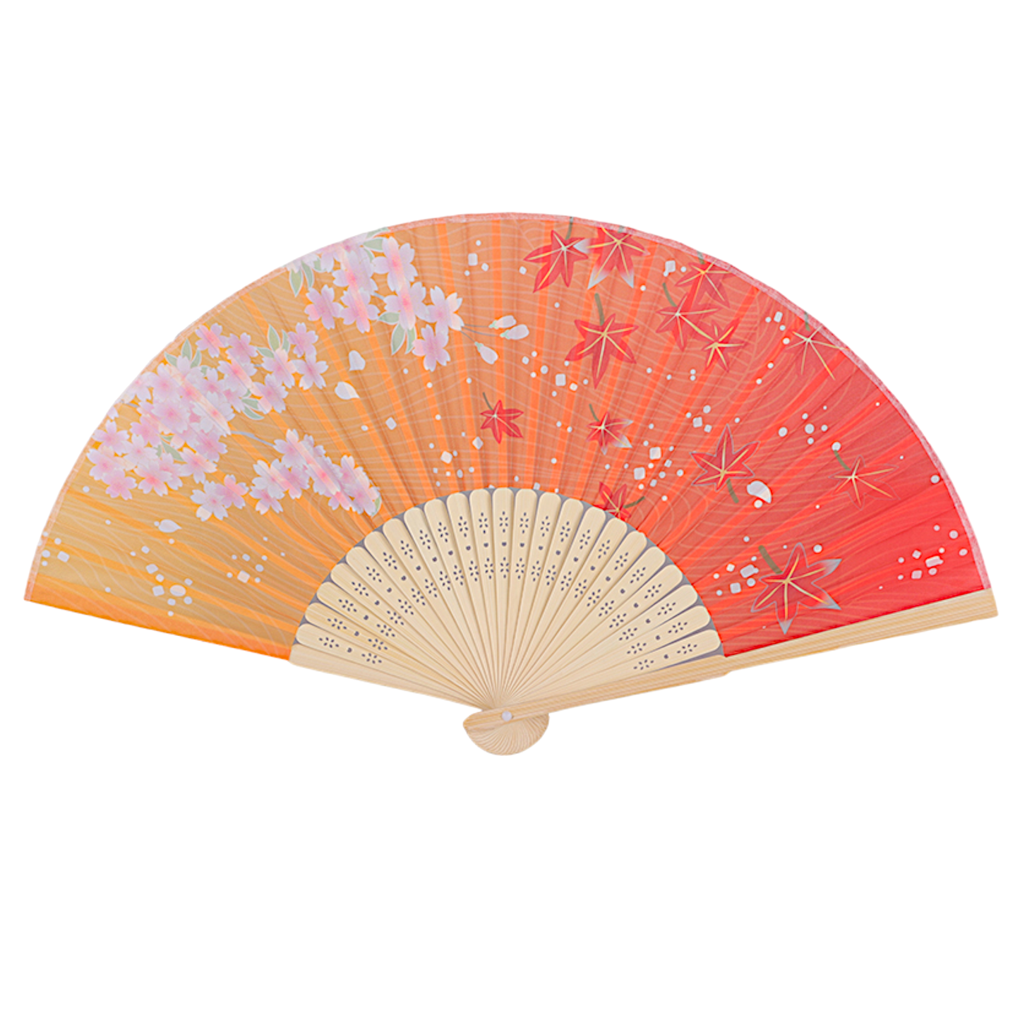 Urban Tokyo - Momiji Japanese Maple Design Paper Folding Fan (50/300)