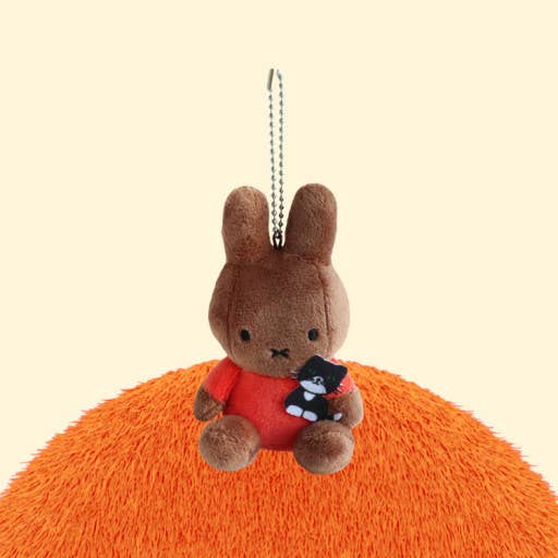 Limited Miffy Plush with lovely animal  Keychain Bag Charm