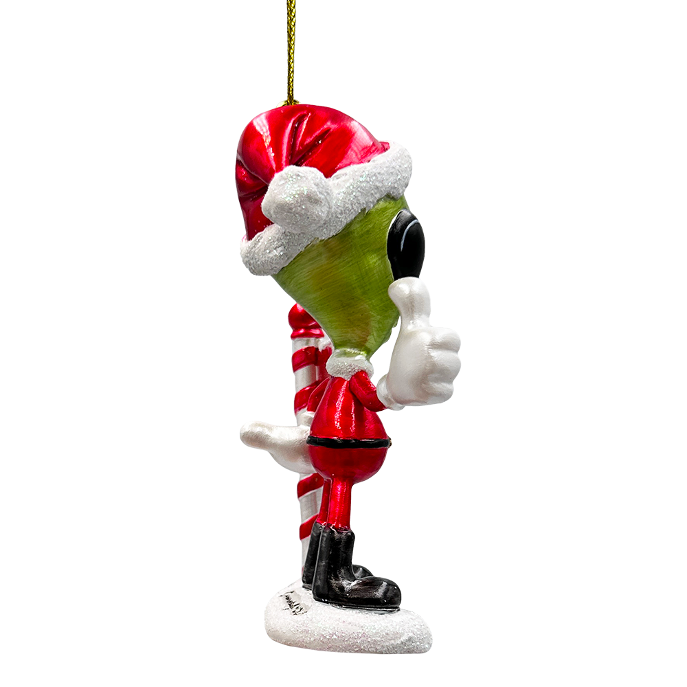Greetings Earthlings Alien Ornament, Unique UFO