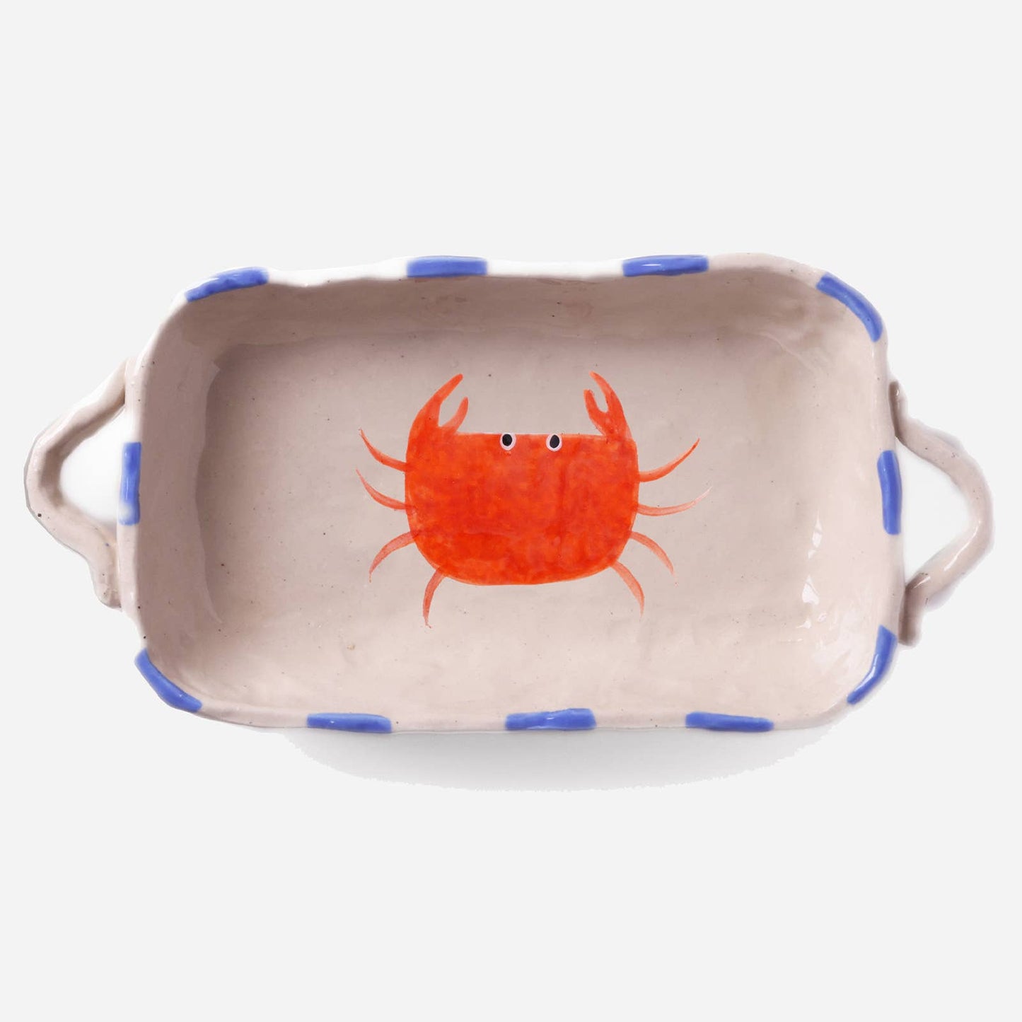 Ceramic Baking Dish-Baker-Dishes for Oven-Bakeware -Crab