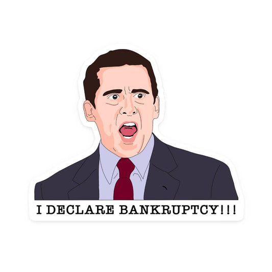 Sammy Gorin LLC - Bankruptcy Sticker