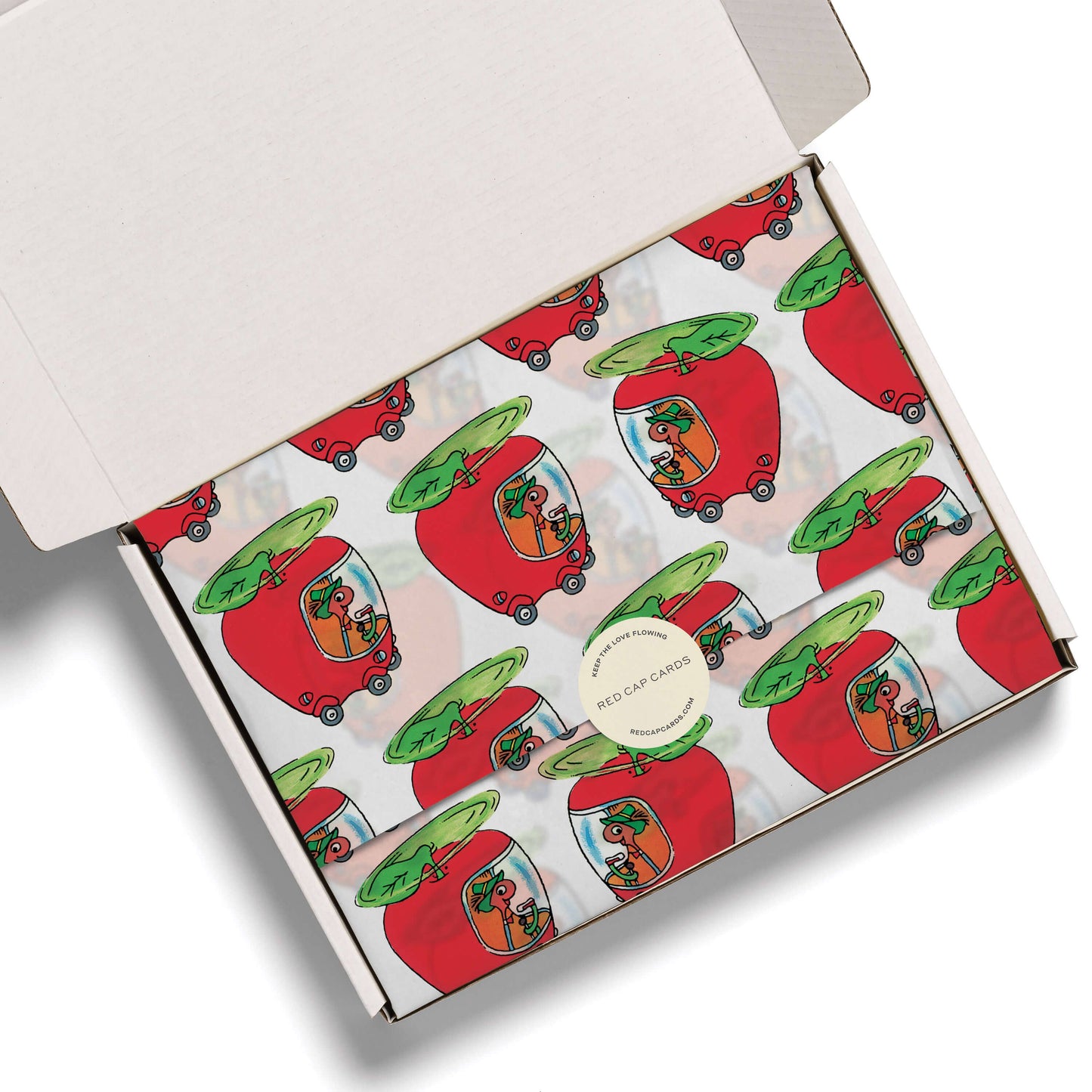 Lowly's Apple Car tissue paper