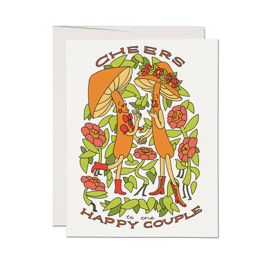 Red Cap Cards - Cheers to the Couple greeting card