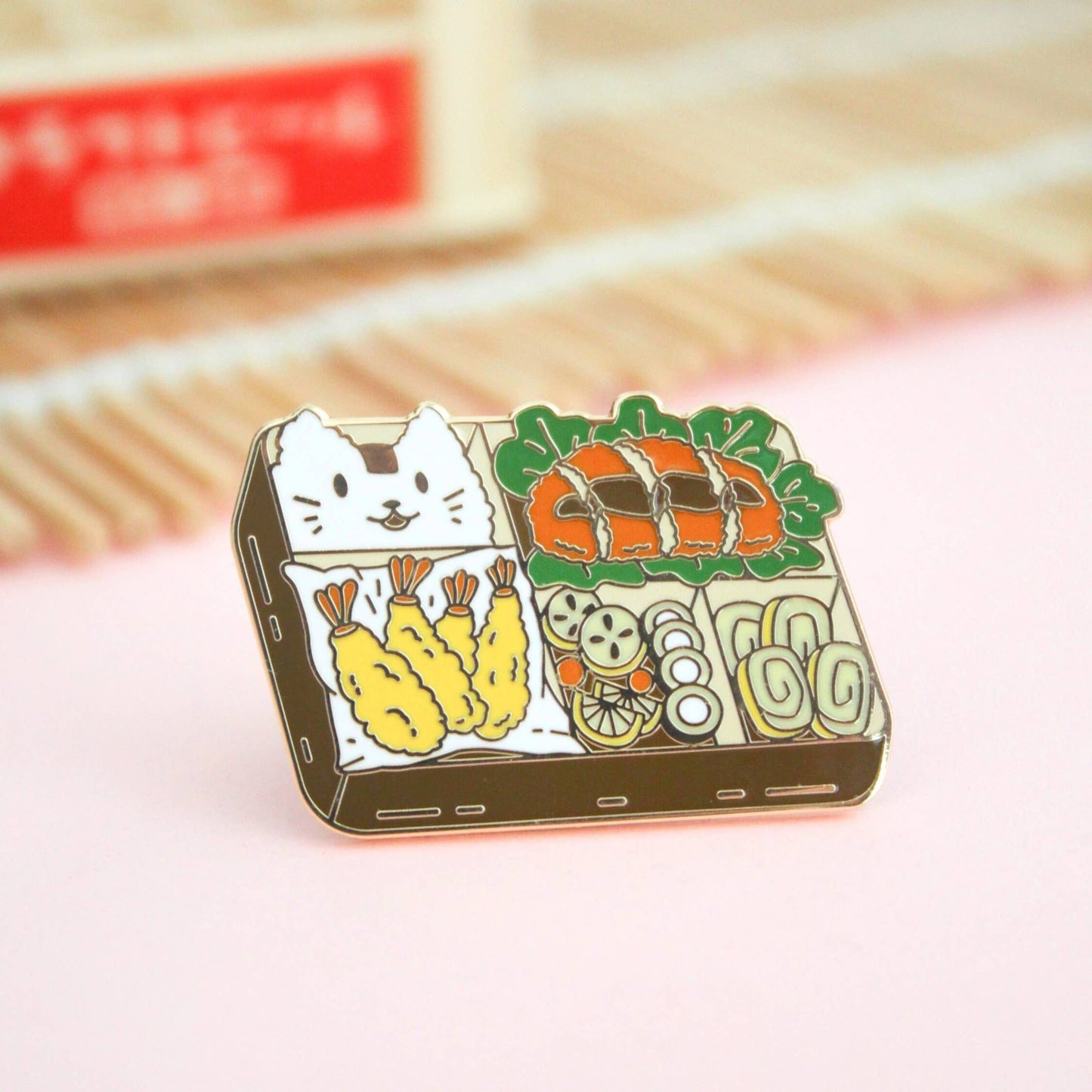 Bento Box Enamel Pin