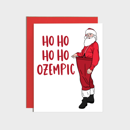 Skinny Santa Holiday Card