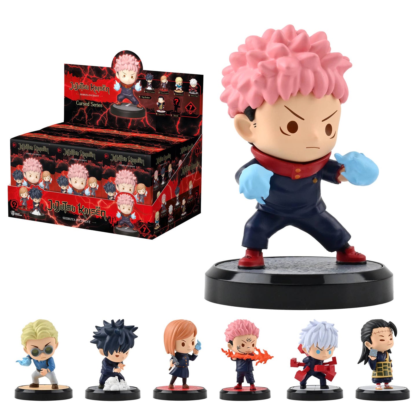 YuMe Jujutsu Kaisen Bobble Hero Window Box Collectible